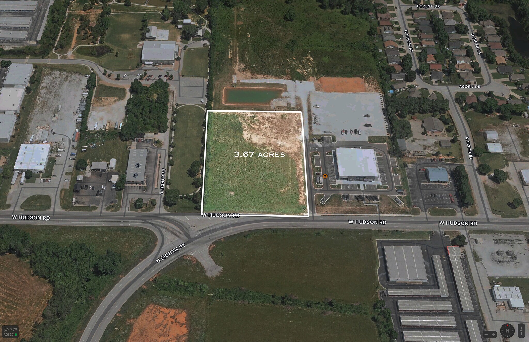 West Hudson Road, Rogers, AR for sale Aerial- Image 1 of 1