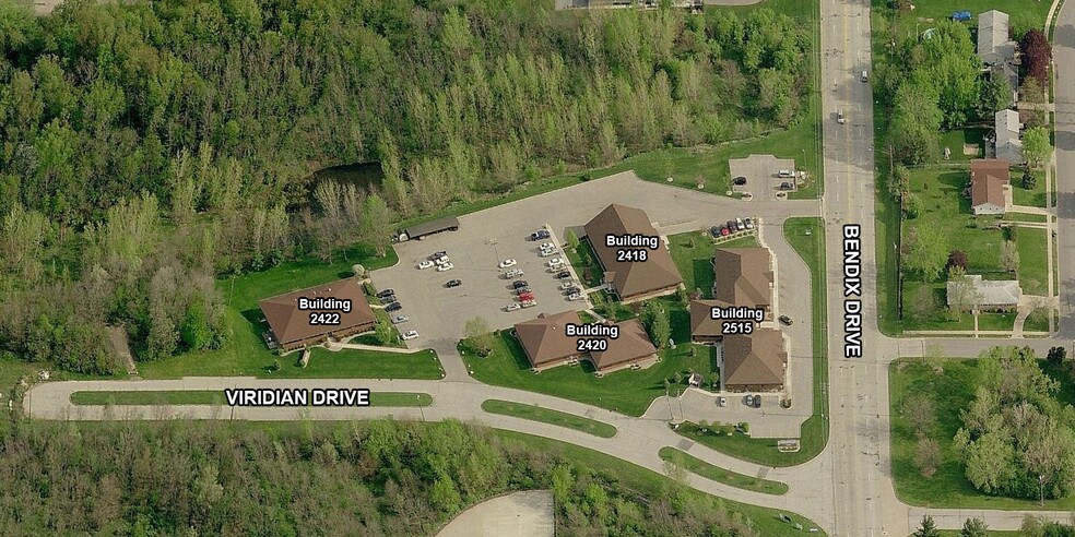 2420-2422 Viridian Dr, South Bend, IN for sale - Aerial - Image 2 of 3