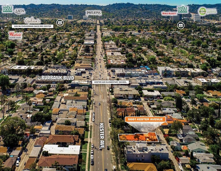 5661 Kester Ave, Van Nuys, CA for sale - Aerial - Image 3 of 10