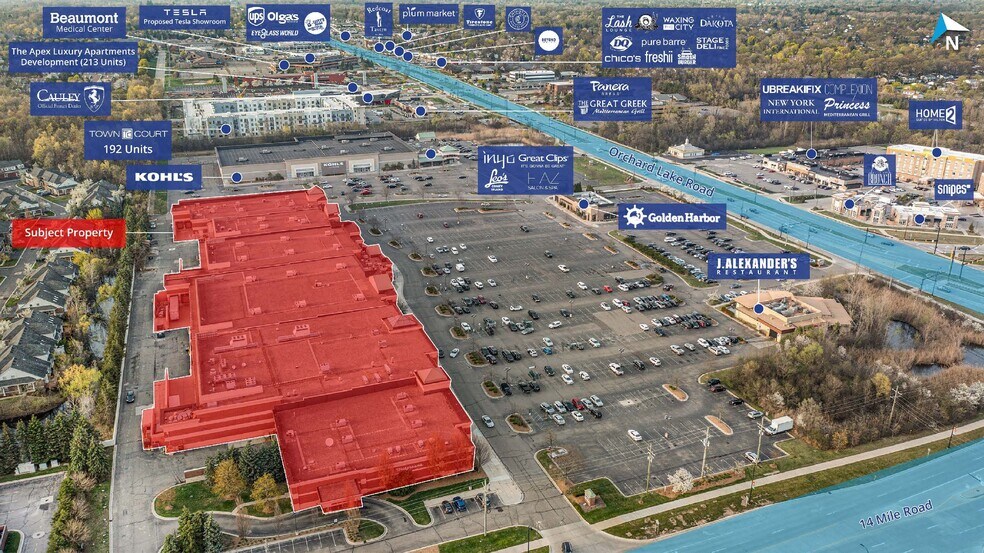 7230-7380 Orchard Lake Rd, West Bloomfield, MI for sale - Building Photo - Image 1 of 1