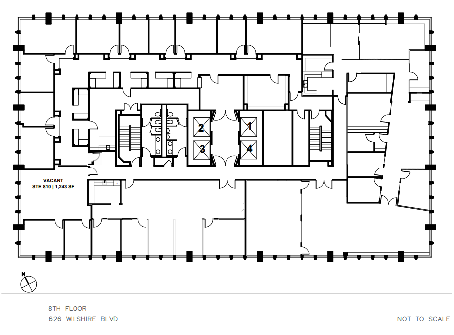 626 Wilshire Blvd, Los Angeles, CA for lease Floor Plan- Image 1 of 1