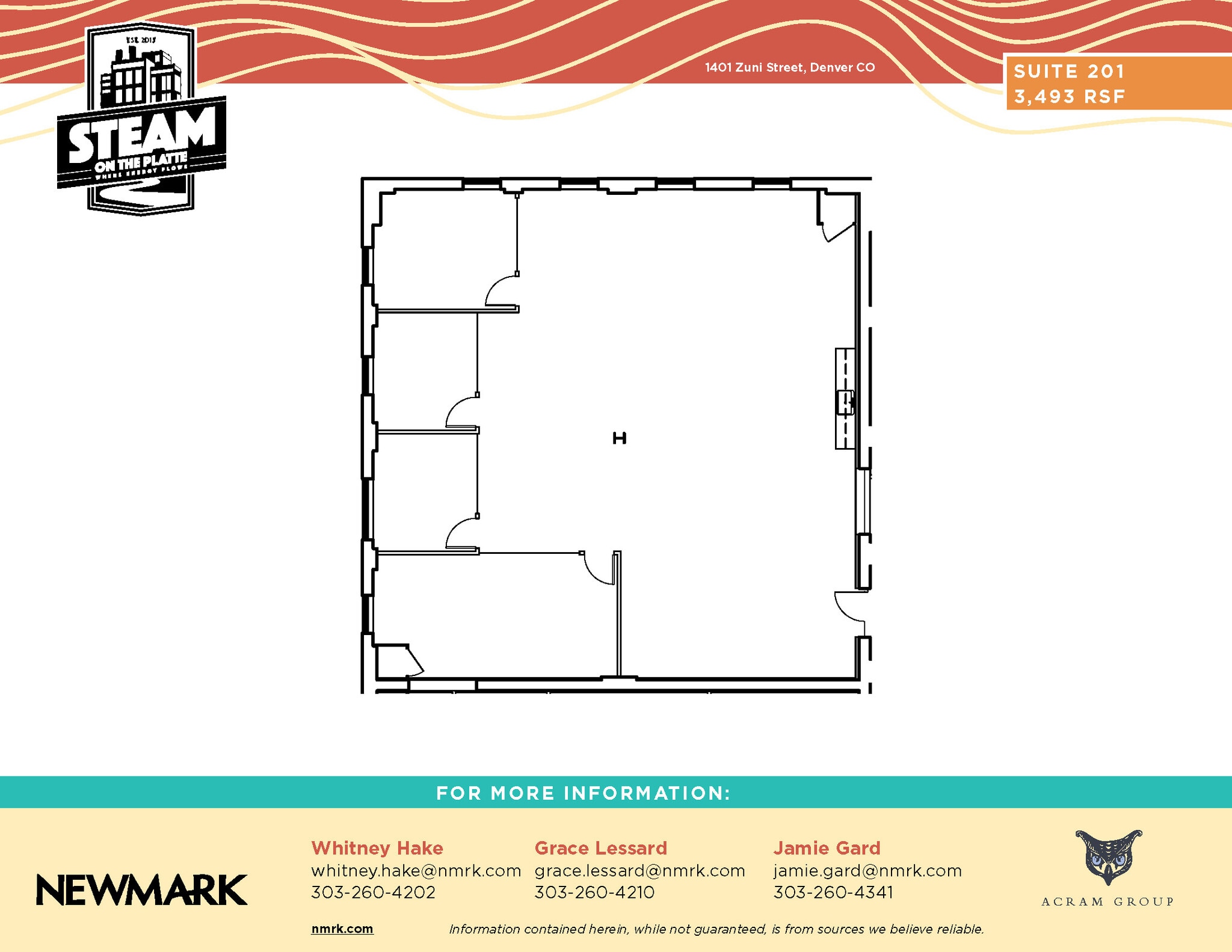 1401 Zuni St, Denver, CO for lease Floor Plan- Image 1 of 1