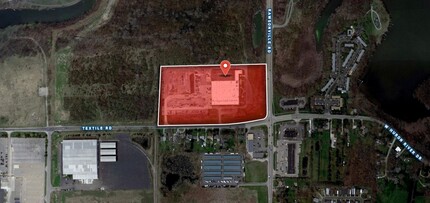 10885 Textile Rd, Belleville, MI - AERIAL  map view