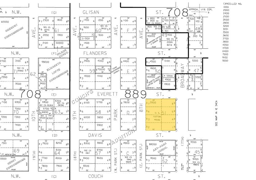 220 NW 8th Ave, Portland, OR for sale - Plat Map - Image 1 of 1