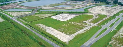 Babcock St & St Johns Heritage Pky, Palm Bay, FL - aerial  map view