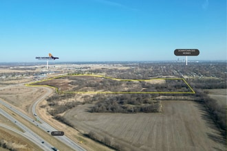 Fleur Drive & County Line Road, Des Moines, IA - Aerial map view - Image1