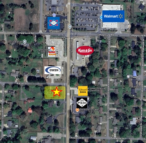 SW Corner of Pine St. & Warren St., Cabot, AR for sale - Primary Photo - Image 1 of 1