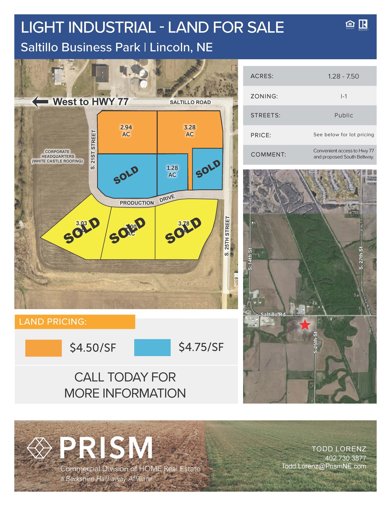 Saltillo Rd & S 25th St, Roca, NE for sale Building Photo- Image 1 of 1