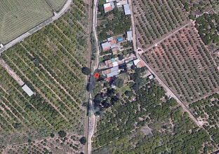 Partida Hortolans, BURRIANA, CST - Aerial map view