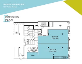 1547 Pacific Ave, Santa Cruz, CA for lease Floor Plan- Image 2 of 2