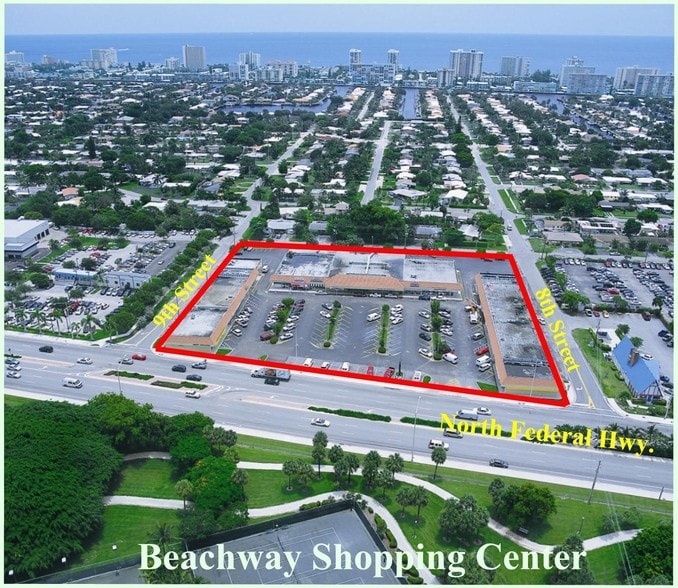 800-898 N Federal Hwy, Pompano Beach, FL for lease - Aerial - Image 3 of 13