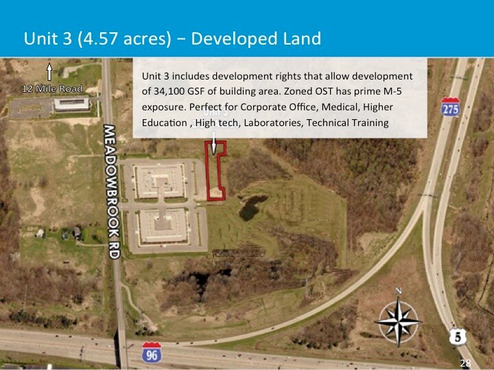 Meadowbrook & 12 Mile Rd, Novi, MI for sale - Building Photo - Image 1 of 1