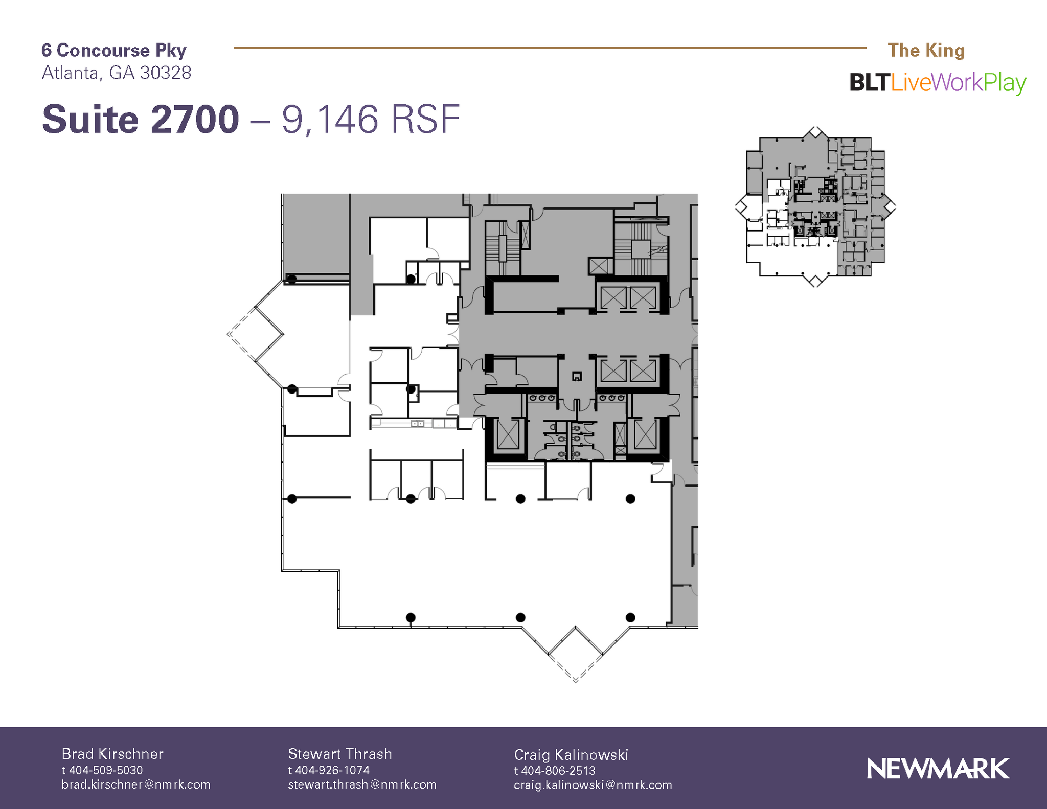 6 Concourse Pky NE, Atlanta, GA for lease Floor Plan- Image 1 of 1