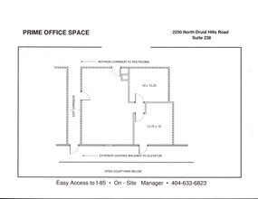 2250 N Druid Hills Rd NE, Atlanta, GA for lease Floor Plan- Image 1 of 1