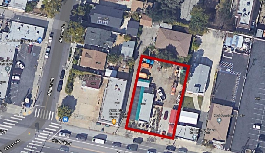 6011 York Blvd, Los Angeles, CA for sale - Aerial - Image 2 of 4