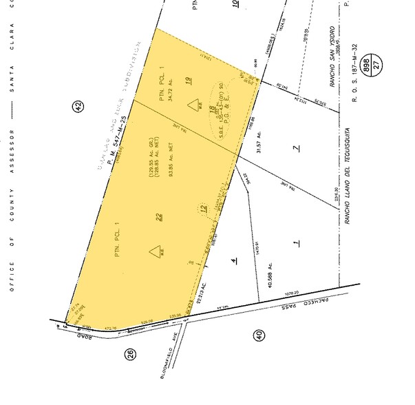 3665 Pacheco Pass Hwy, Gilroy, CA for sale - Plat Map - Image 1 of 1