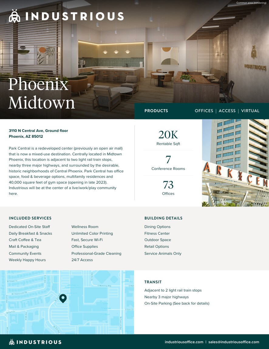 3110 N Central Ave, Phoenix, AZ for lease Building Photo- Image 1 of 2