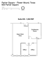 300-900 Parker Sq, Flower Mound, TX for lease Floor Plan- Image 1 of 7