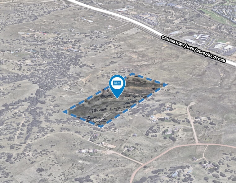 I-25 /Crystal Valley Parkway, Castle Rock, CO for sale - Aerial - Image 2 of 5