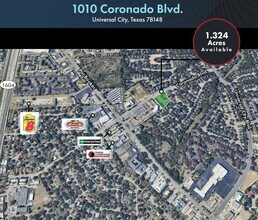 1010 Coronado Blvd, Universal City, TX - AERIAL map view - Image1