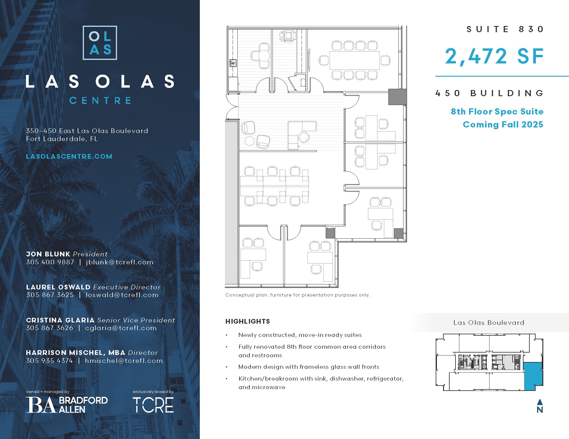 450 E Las Olas Blvd, Fort Lauderdale, FL for lease Floor Plan- Image 1 of 1