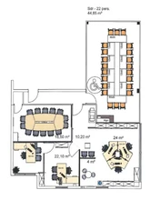 Office in Pérols for lease Floor Plan- Image 1 of 6