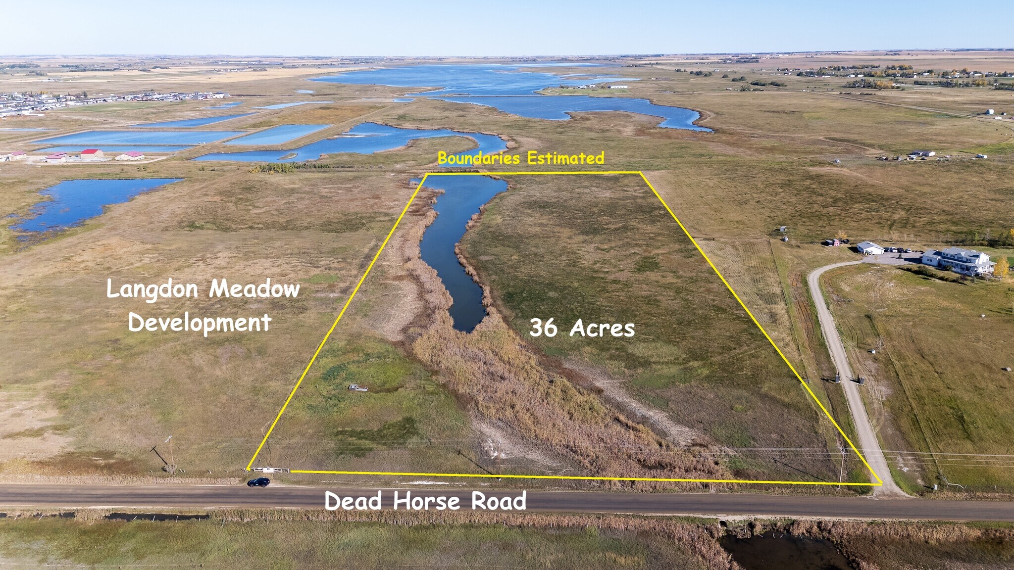 270230 Dead Horse Rd, Rocky View No 44, AB for sale Aerial- Image 1 of 3
