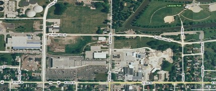 47 W Scott St, Fond Du Lac, WI - aerial  map view