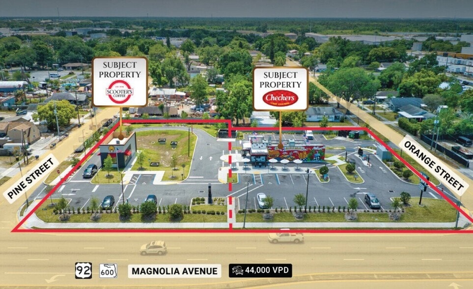 701 & 719 Magnolia Ave portfolio of 2 properties for sale on LoopNet.com - Aerial - Image 1 of 4