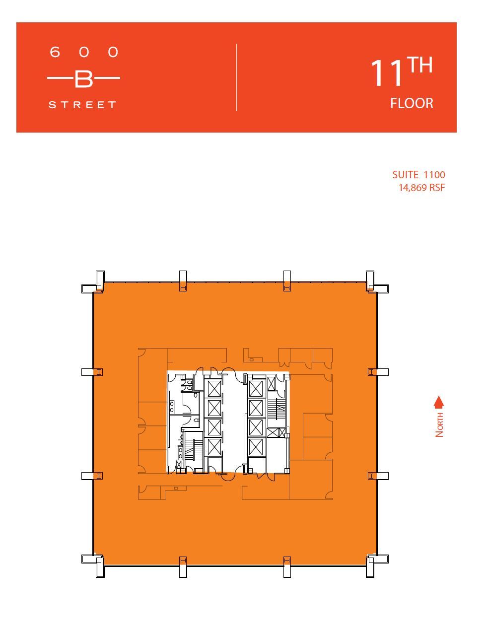 600 B St, San Diego, CA for lease Floor Plan- Image 1 of 1