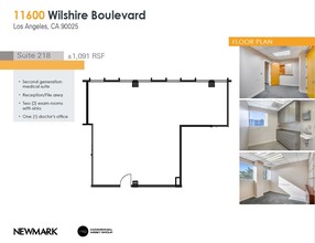 11600 Wilshire Blvd, Los Angeles, CA for lease Floor Plan- Image 1 of 4