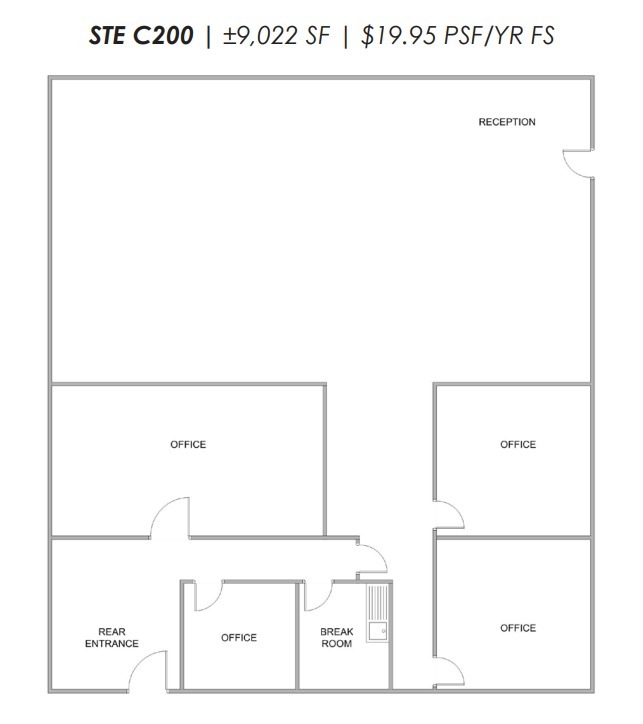 459 N Gilbert Rd, Gilbert, AZ for lease Floor Plan- Image 1 of 1