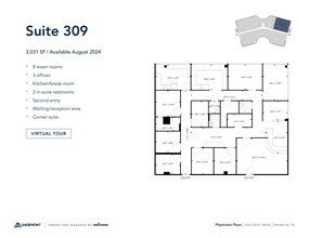 100 Covey Dr, Franklin, TN for lease Floor Plan- Image 2 of 2