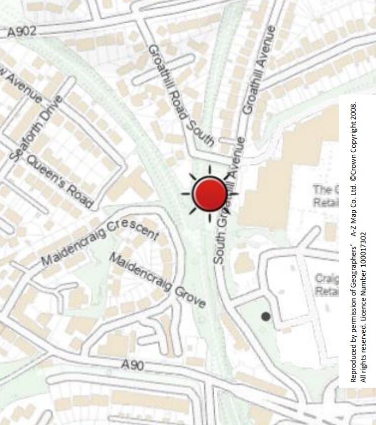 South Groathill Ave, Edinburgh for lease Site Plan- Image 1 of 3