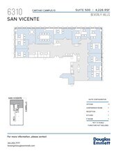 6310 San Vicente Blvd, Los Angeles, CA for lease Floor Plan- Image 1 of 1