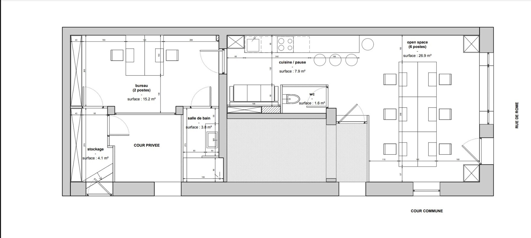 137 Rue De Rome, Paris, PAR 75017 -  -  - Floor Plan - Image 1 of 14