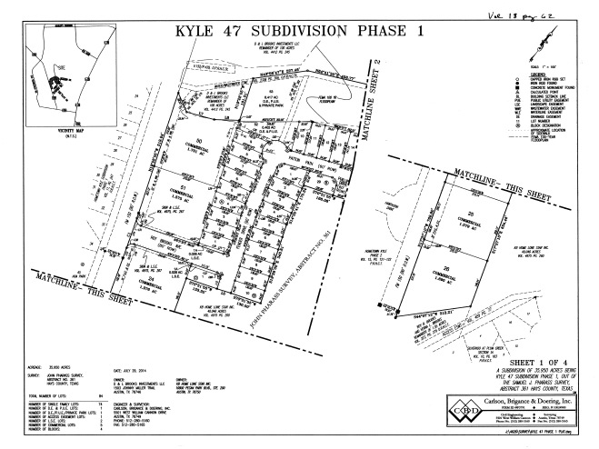 FM 150, Kyle, TX for sale - Plat Map - Image 2 of 2