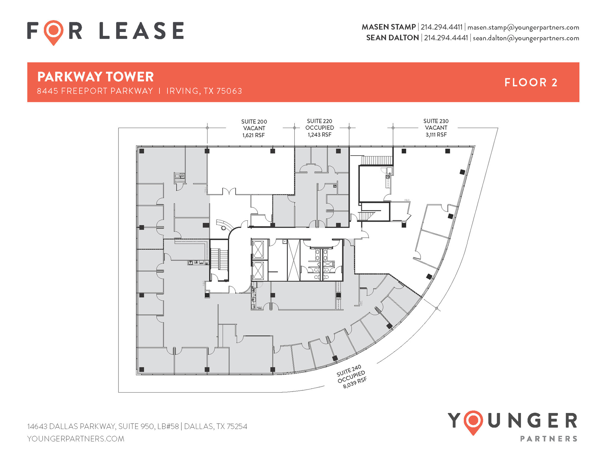 8445 Freeport Pky, Irving, TX for lease Floor Plan- Image 1 of 2