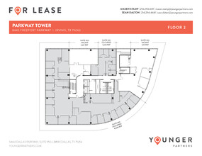 8445 Freeport Pky, Irving, TX for lease Floor Plan- Image 1 of 2