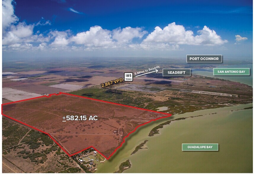 865 Heyland Rd, Seadrift, TX 77983 582.15 Acre Seadrift Waterfront