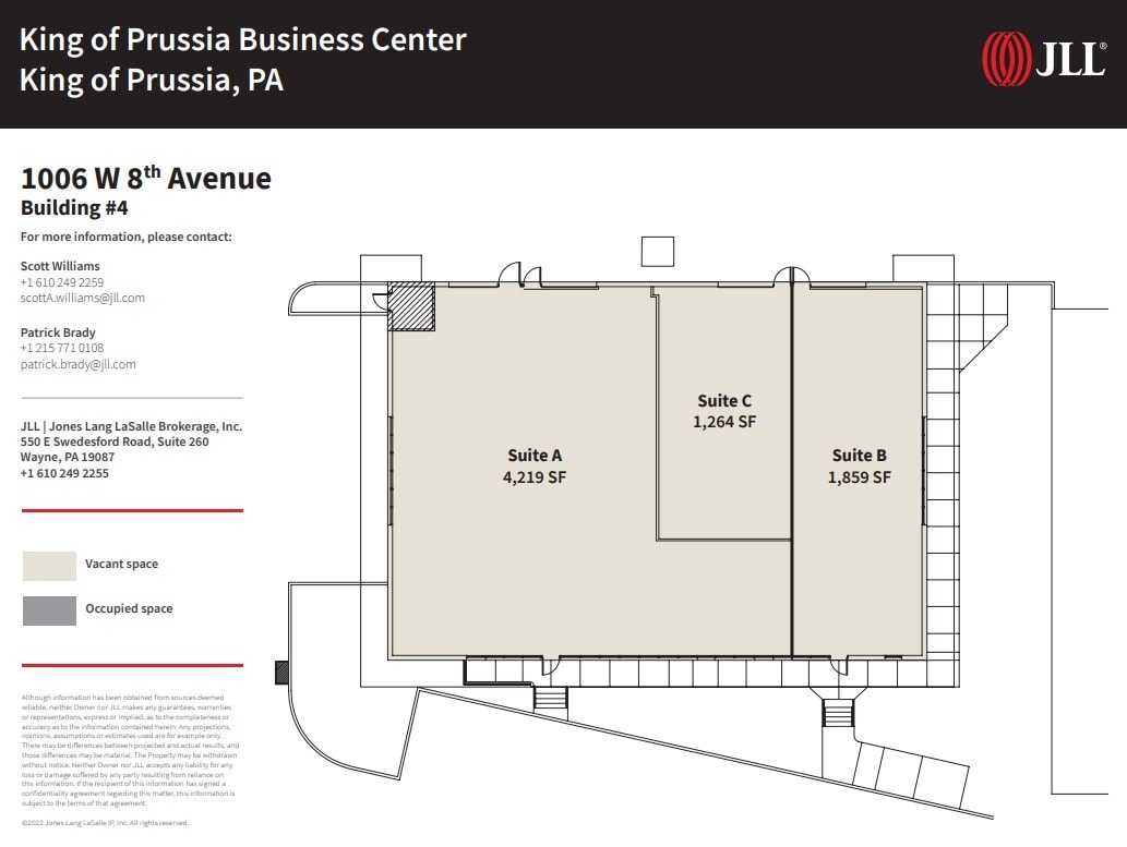 1019 W 9th Ave, King Of Prussia, PA for lease Floor Plan- Image 1 of 1