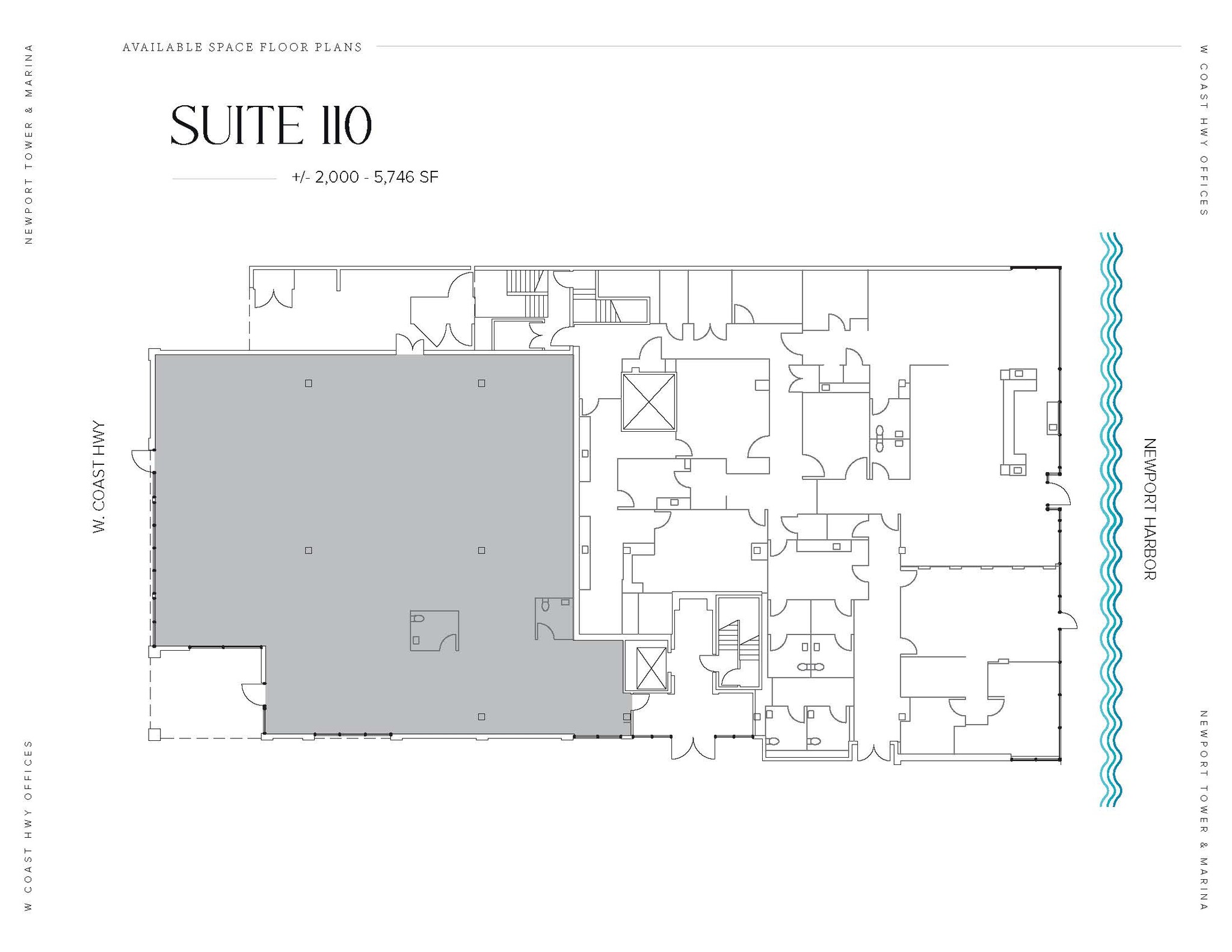 3333 W Coast Hwy, Newport Beach, CA for lease Floor Plan- Image 1 of 1