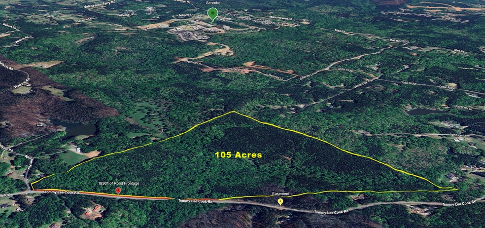 3201 Tommy Lee Cook Rd, Newnan, GA for sale - Aerial - Image 1 of 8