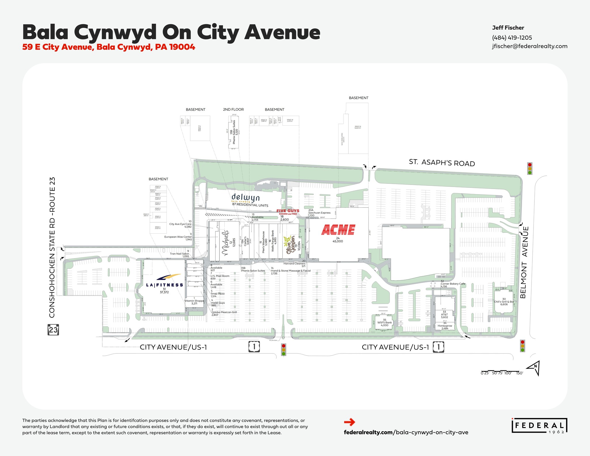 55-121 E City Ave, Bala Cynwyd, PA for lease Site Plan- Image 1 of 1