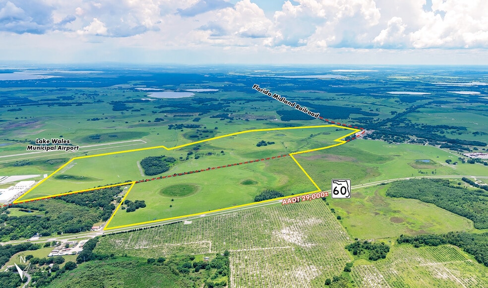 Highway 60 W, Lake Wales, FL for sale - Aerial - Image 3 of 9