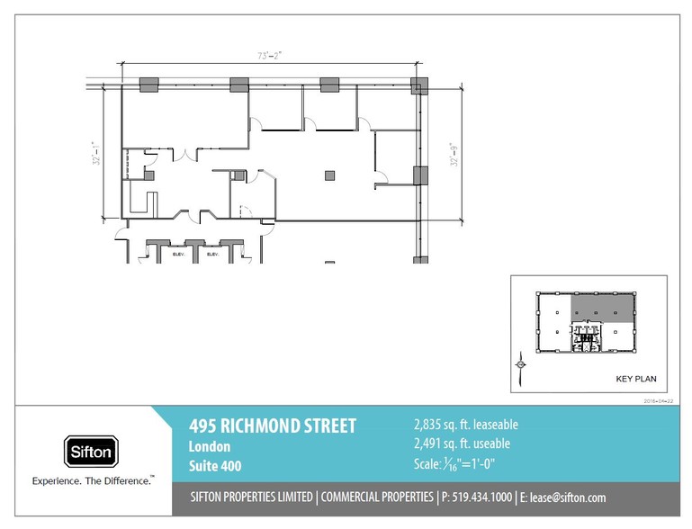 495 Richmond St, London, ON for lease - Floor Plan - Image 3 of 3