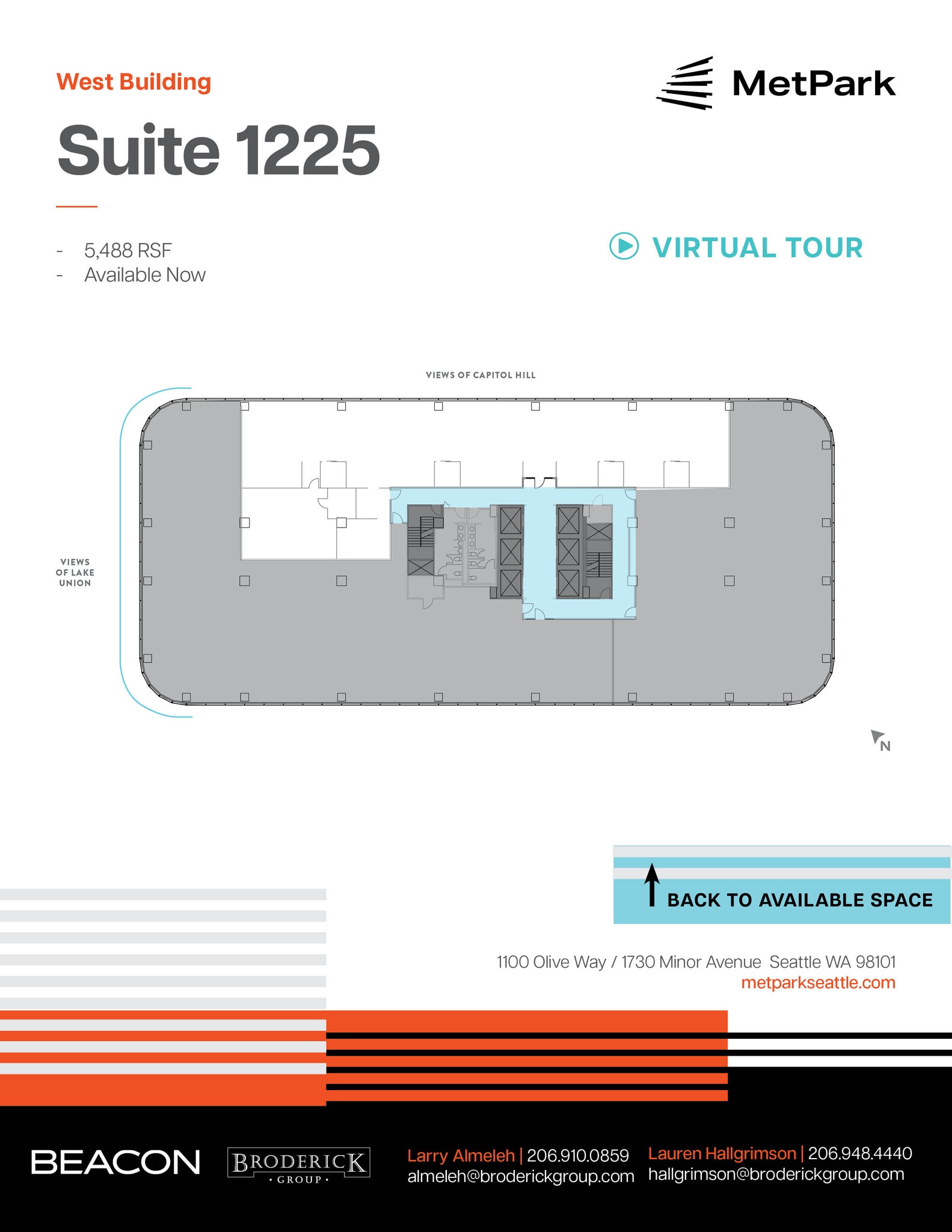1100 Olive Way, Seattle, WA for lease Floor Plan- Image 1 of 1