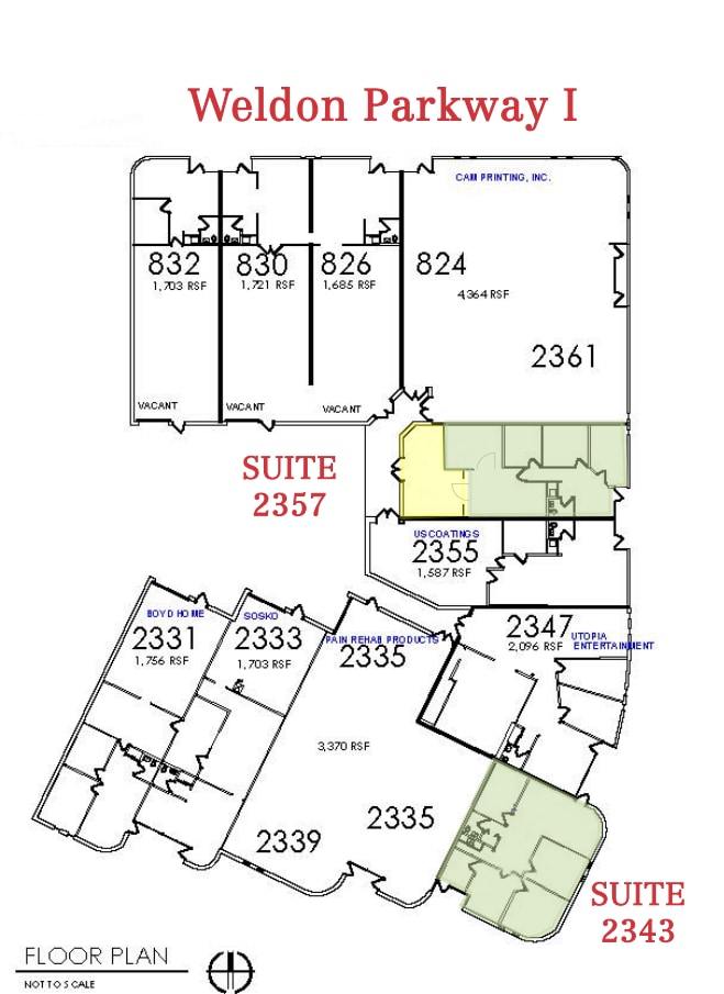 824-830 Fee Fee Rd, Saint Louis, MO for lease Floor Plan- Image 1 of 1