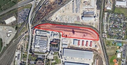 Tayman Road & East Kelly Railport, San Antonio, TX - AERIAL map view