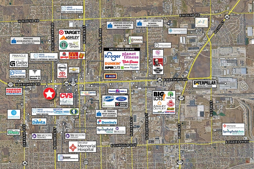 625 W Pershing Rd, Decatur, IL for sale - Building Photo - Image 3 of 5